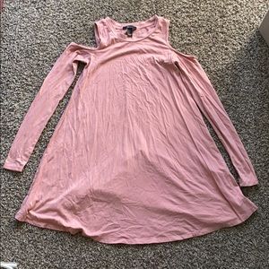 shoulder-less Dress Mauve Forever 21
